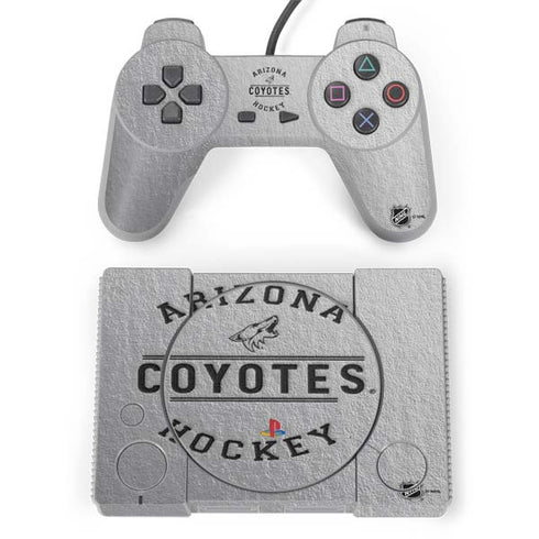 NHL Arizona Coyotes Black Text PlayStation Classic Bundle Skin